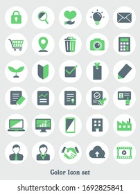 Conjunto de ilustraciones vectoriales de 2 tonos ( para diseño web, etc.)