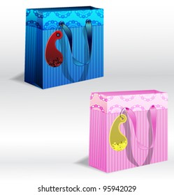 2 Vector gift bags