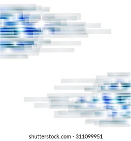 2 Way Straight Crystal for abstract background