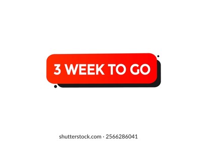 2 week to go, or to go sale countdown vector symbol, clock, time,  background, template, 2 week to go, countdown, sticker, left banner, business, sale, label button
