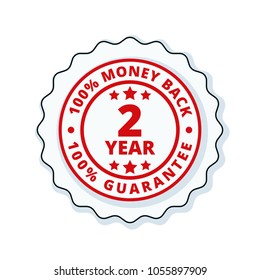 2 year money back guarantee