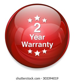 2 year warranty button
