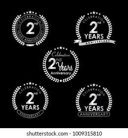 2 Years Anniversary Celebration Label Collection