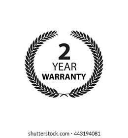 2 years warranty label or seal