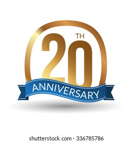 20 20th Years Advantage Anniversary Award Stock Vector (Royalty Free ...