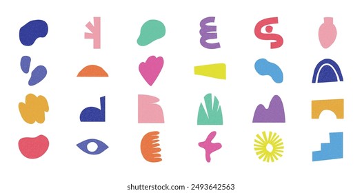 20 Abstract Shapes Vector Set