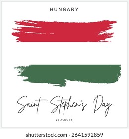 20 August Hungary Saint Stephen's Day social media post banner poster template