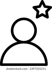 20 avatar single vector line icon