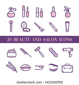 20 Beauty And Salon Icons