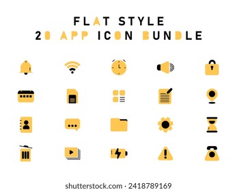 20 Collection Of Web User Interface Flat Icons