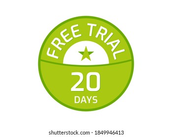 20 Days Free Trial logo, 20 Day Free trial image