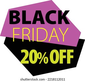 20% DE DESCONTO BLACK FRIDAY TAG