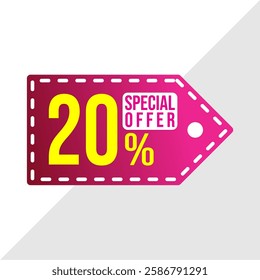 20% Discount Banner - Best Deal Offer Template