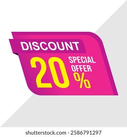 20% Discount Banner - Best Deal Offer Template