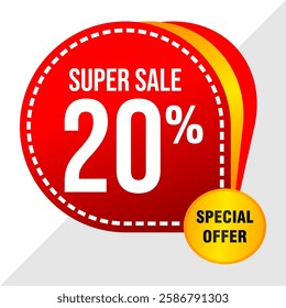 20% Discount Banner - Best Deal Offer Template