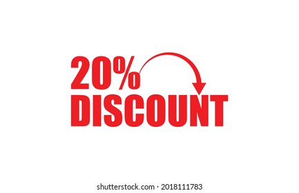 plantilla de diseño de descuento del 20 %