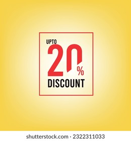 20% Discount Icons, 20% Discount Vector, up to 20% off