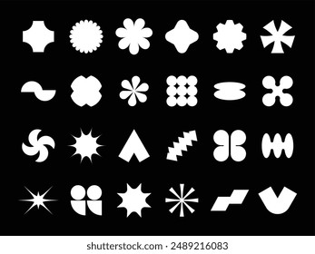 20 Geometric Shapes Vector Set