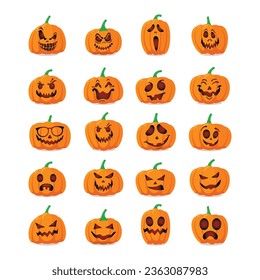 20 Halloween Pumpkin SVG Bundle Designs
