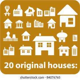 20 Houses Vector Stock Vector Royalty Free 41220676 Shutterstock