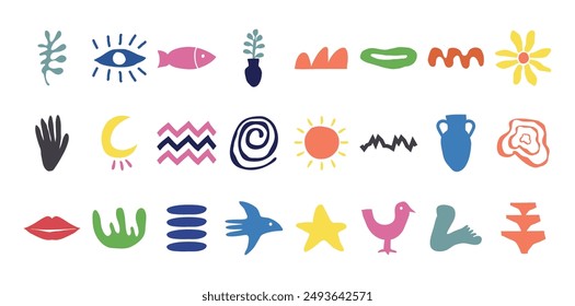 20 Matisse Shapes Vector Set