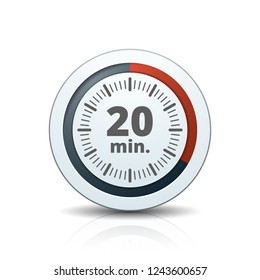 20 Minutes Time button illustration