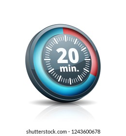 20 Minutes Time button illustration