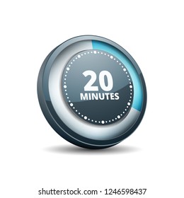 20 Minutes Time button illustration