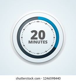 20 Minutes Time button illustration