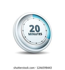 20 Minutes Time button illustration