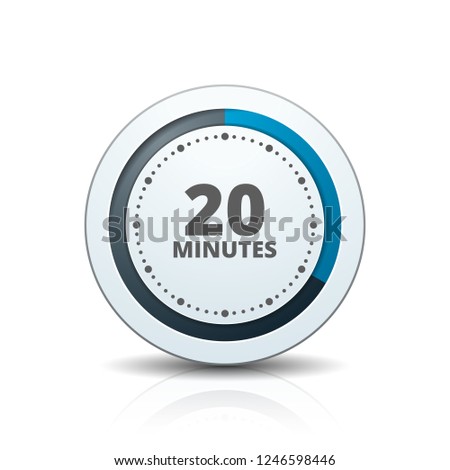 20 Minutes Time button illustration