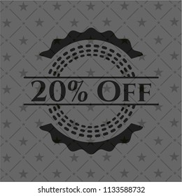 20% Off black badge