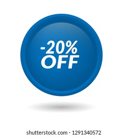 -20% OFF - glossy round button