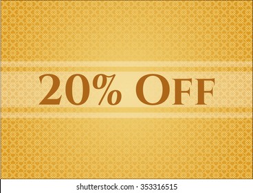 20% de descuento