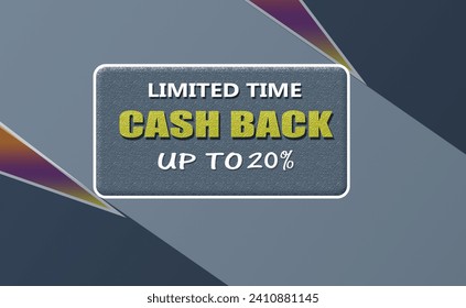 20% OFF. Special Offer Marketing Announcement. Discount promotion.20% Discount Special Offer Conceptual Banner Design Template.