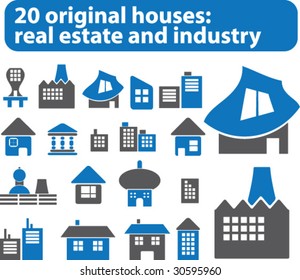20 original houses.vector