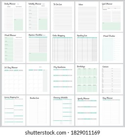 The 20 page printable planner is very cute and elegant. This will help you live more organize.