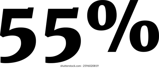 20 Percent Discount Offer Number Typography Style A1144