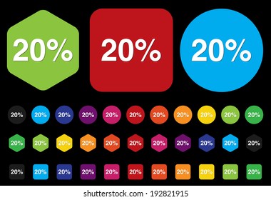 20 percent icon