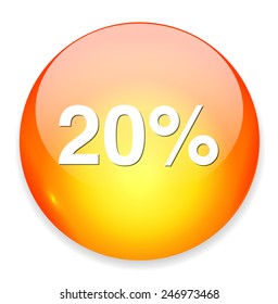 20 percent icon