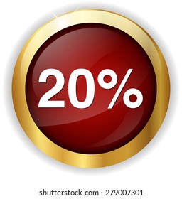 20 percent icon