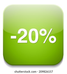 20 percent off