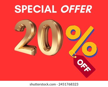up to 20 percent off 