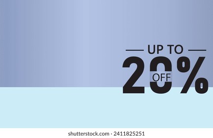 20 percent off up to discount