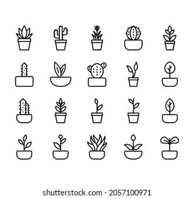 20 plant icon for download