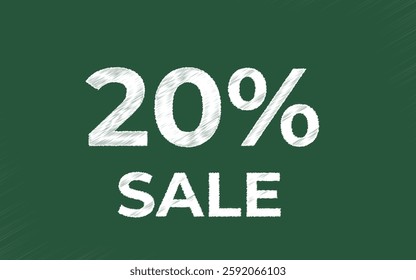 20% sale inscription with chalk on a school board
Vector school blackboard chalk inscription 
September 1st, back to school