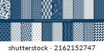 20 seamless pattern in Japanese style. Japanese traditional vector art.