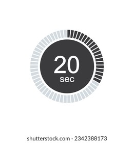 20 seconds timers Clock, Timer 20 sec icon