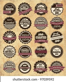 20 set High Quality Labels whit vintage design