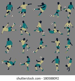 20 Soccer Silhouette